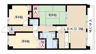 changu3泉【2階】の間取り