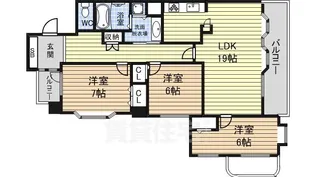 ライオンズシティ栄【12階】の間取り