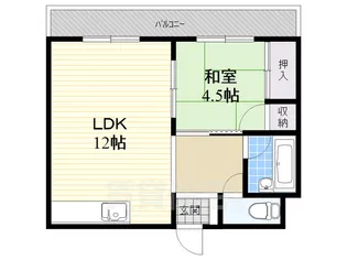 フラットピア88【2階】の間取り