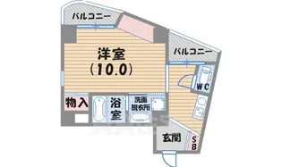 シャンティよねや【4階】の間取り