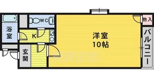 大阪府堺市堺区甲斐町東5丁【マンション】の間取り