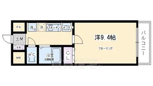 KDXレジデンス西大路【5階】の間取り