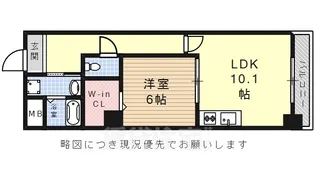 グランツ泉【5階】の間取り