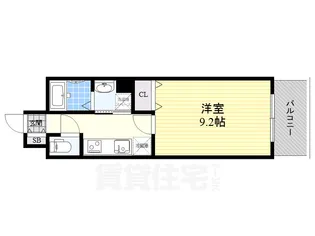 千種アヴァンギャルドプレイス【5階】の間取り