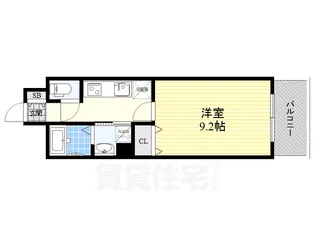 千種アヴァンギャルドプレイス【4階】の間取り