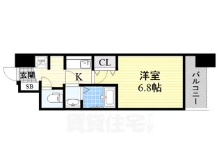 プライムアーバン鶴舞【10階】の間取り