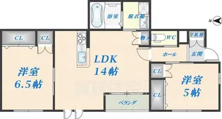 メゾンひかり【1階】の間取り