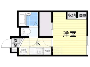 レオパレスパークサイドハイツ【2階】の間取り