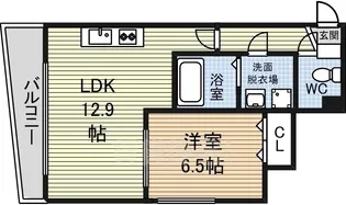 ラ・ファサード【5階】の間取り