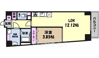 S-FORT熱田花町(旧GRANDUKE金山ferio)【10階】の間取り
