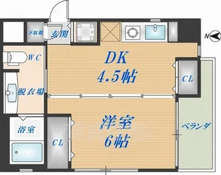 ファーストアベニール【5階】の間取り