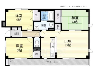 ミーテソシア【1階】の間取り
