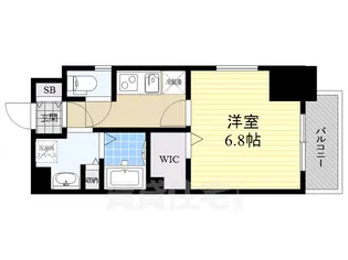 エステムプラザ名古屋丸の内【12階】の間取り