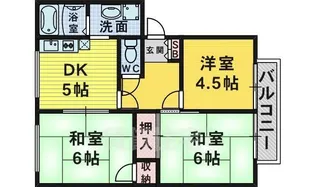 リバーハウス24【2階】の間取り