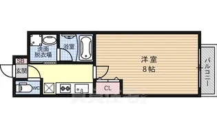 A-mon太秦天神川【4階】の間取り
