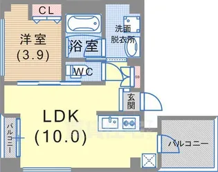 SDグランツ神戸西元町【7階】の間取り