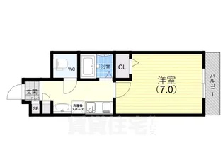 CITY SPIRE神戸元町2【2階】の間取り