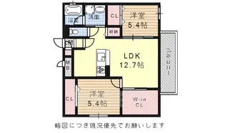THE ONE 東山元町【2階】の間取り