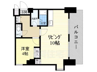 コンフィメゾン中山寺【306号室】の間取り