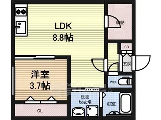 グランディエール【2階】の間取り