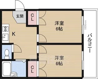 豊新セリオ【3階】の間取り