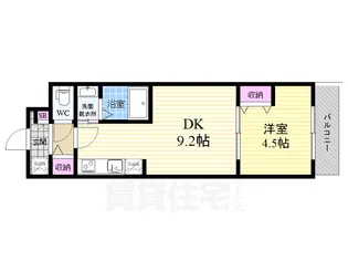 a-mon壬生高樋町(アモン)【3階】の間取り