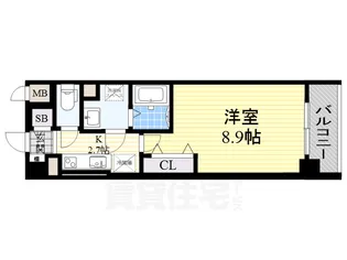 ジャルダン【2階】の間取り