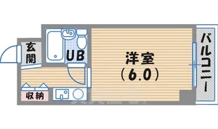 シェルプール弐番館【3階】の間取り