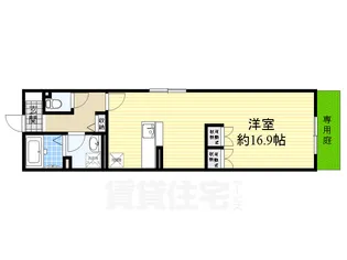 大阪府堺市東区白鷺町2丁【アパート】の間取り