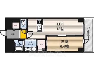 グランルクレ新栄ウエスト【4階】の間取り