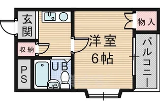 1Kの間取り画像