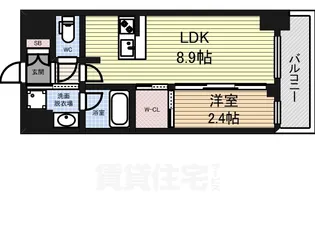 ハーモニーレジデンス名古屋EAST【10階】の間取り