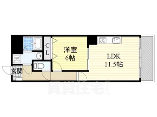 M118【6階】の間取り