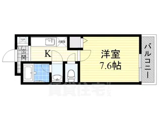 大阪府堺市北区百舌鳥赤畑町3丁【アパート】の間取り