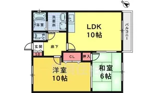 メゾンパークス百舌鳥【3階】の間取り