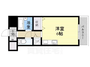 1Rの間取り画像