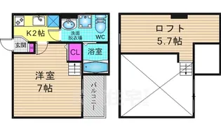 Impressive Magnolia Kyoto(インプレッシブ)【1階】の間取り