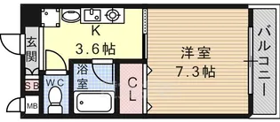 アベニュー大宝【4階】の間取り