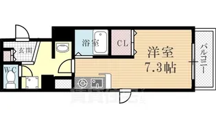 ヴィラティグリス【7階】の間取り