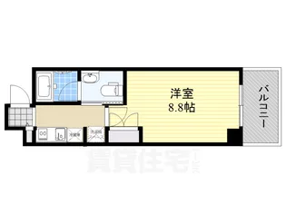 COZY阿由知通【8階】の間取り