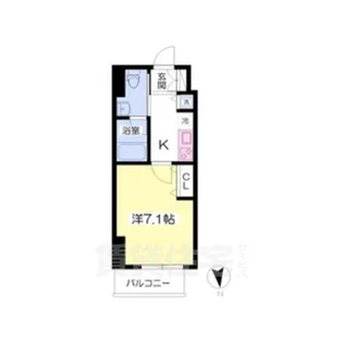 カレント今池【6階】の間取り