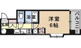 プレサンス三宮東アルバーナ【3階】の間取り