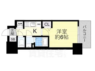 プレサンス塚本駅前【10階】の間取り
