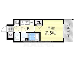 プレサンス塚本駅前【10階】の間取り