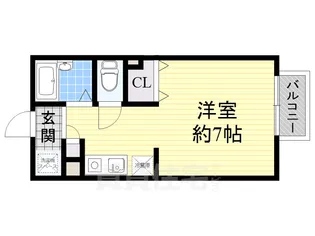 ハイツサニーコート【1階】の間取り
