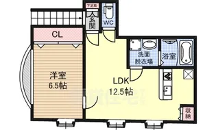 シャトー富士【2階】の間取り