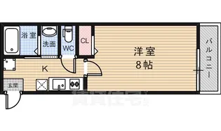 アークリード千本今出川【4階】の間取り