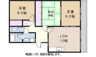 エクセル大和【4階】の間取り
