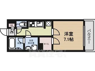 ラルーチェ川名【1階】の間取り