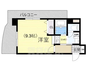 大阪府堺市堺区車之町西2丁【マンション】の間取り